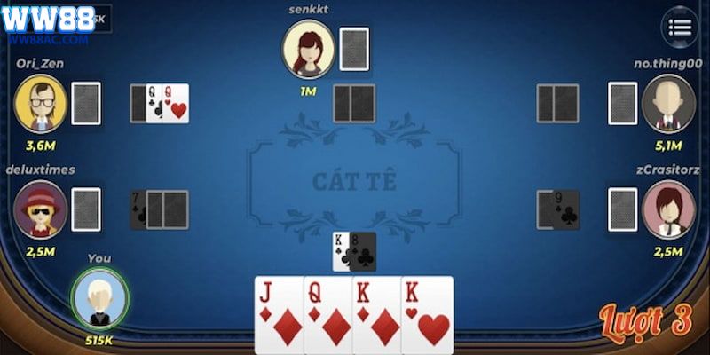 Khi chơi catte, người chơi cần hiểu rõ các thuật ngữ