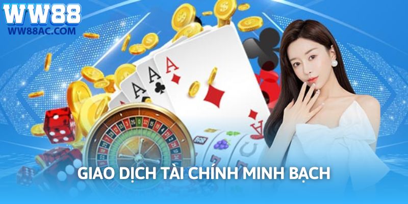 Giao dịch tài chính đảm bảo tính minh bạch cao